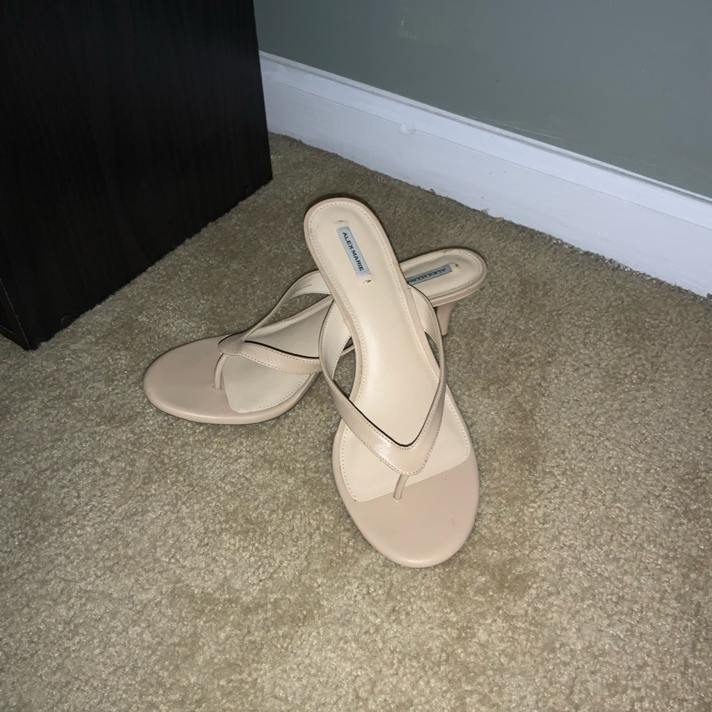 Alex Marie thong kitten heel sandals